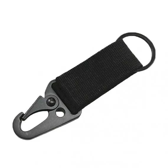 CMG SCHLÜSSELANHÄNGER mit Karabiner SCHWARZ